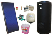 Pachet solar, presurizat, panou plan Sunsystem PК SL FP 2.4, Boiler cu 2 serpentine Fornello SOL 200 LT 2S, controller, vas expansiune solar, pompa, supapa, aerisitor, antigel