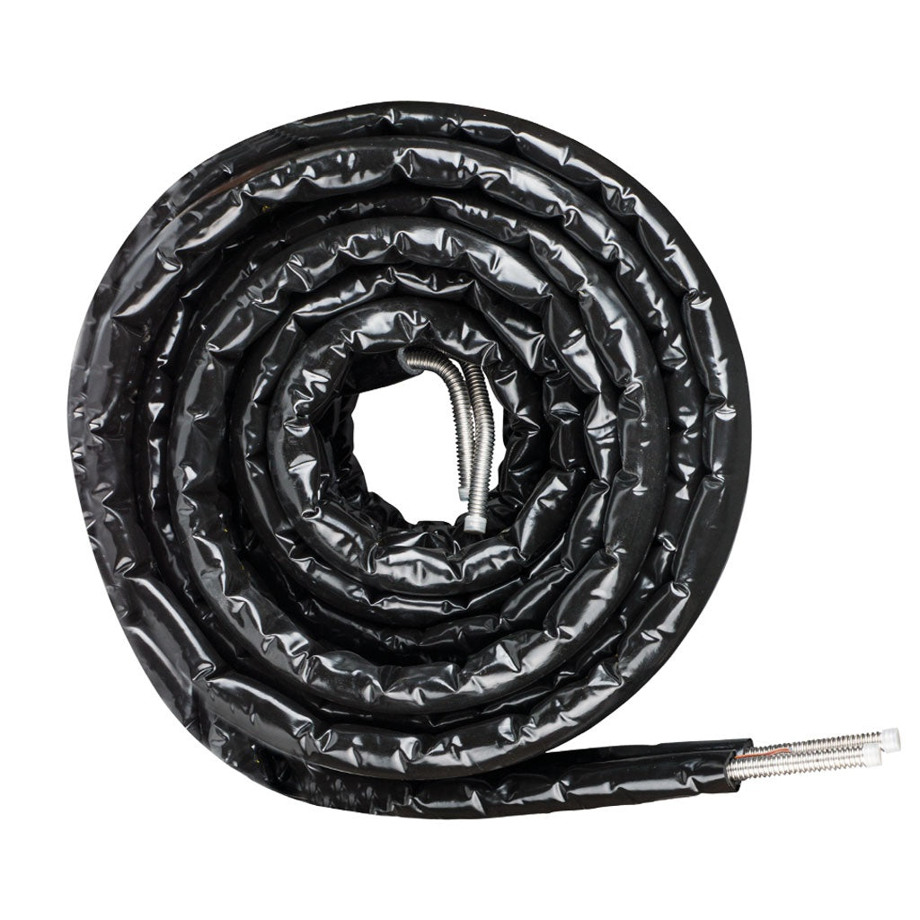 Pachet Teava Fornello din Inox Dublu, Izolata, Flexibila, Gofrata 3/4" (DN16) pentru panouri solare, Colac 30 ml (316L), Cablu senzor, Piulite Alama, Garnituri Klingherit si Saibe de strangere
