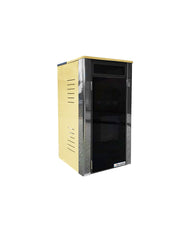 Pachet Termoșemineu Fornello Primo Truva 25 kW Ivory, pompa de circulatie, vas de expansiune, supape de siguranta, curatare mecanica creuzet, Calorifere, Boiler 100 l, kit evacuare 3.5 ml, Termostat Salus 091FLRFV2, Aspirator Cenusa si fitinguri