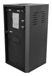 Pachet Cazan pe lemne, brichete si carbune Fornello Monza Black 27 kW, Boiler Termoelectric, Vas Expansune, Pompa, Kit evacuare si Fitinguri Montaj
