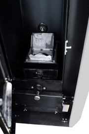 Pachet termosemineu pe peleti Fornello CALORE COMPACT 35 kW, pompa electronica, vas expansiune, arzator inox, grup de siguranta, kit evacuare 3.5 ml, termostat, aspiratior, boiler 100L, Radiatoare otel si Fitinguri montaj