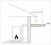 Pachet Termosemineu pe peleti Fiama Red 25 kw, complet echipat pentru incalzire, pompa circulatie, vas expansiune, automatizare, kit evacuare 2.5 ml, Termostat Radio Comanda Salus RT 305 RF, Aspirator Cenusa