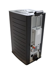 Pachet Termosemineu peleti Fornello SERENA W25, 25 kw, culoare Black, complet echipat, pompa circulatie, vas expansiune, automatizare, kit evacuare 3.5 ml, Boiler Termoelectric Fornello 100 l, Termostat Radio Comanda Computherm Q3 RF, Aspirator, Cal