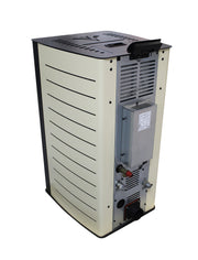 Pachet Termosemineu pe peleti Fornello Premium W 25, 25 kw, culoare Ivory, complet echipat, pompa circulatie, vas expansiune, automatizare, kit evacuare 3.5 ml, Boiler Termoelectric Fornello 100 l, Termostat Radio Comanda Computherm Q3 RF, Aspirator Cenusa