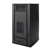 Pachet Termosemineu peleti Fornello SERENA W25, 25 kw, culoare Black, complet echipat, pompa circulatie, vas expansiune, automatizare, kit evacuare 3.5 ml, Boiler Termoelectric Fornello 100 l, Termostat Radio Comanda Computherm Q3 RF, Aspirator, Cal