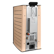 Pachet Termosemineu peleti Fornello SERENA W25, 25 kw, culoare Ivory, complet echipat, pompa circulatie, vas expansiune, automatizare, kit evacuare 3.5 ml, Boiler Termoelectric Fornello 100 l, Termostat Radio Comanda Computherm Q3 RF, Aspirator, Cal