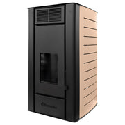 Pachet Termosemineu pe peleti Fornello SERENA W25, 25 kw, culoare Ivory, complet echipat, pompa circulatie, vas expansiune, automatizare, kit evacuare 3.5 ml, Boiler Termoelectric Fornello 100 l, Termostat Radio Comanda Computherm Q3 RF, Aspirator, Cal