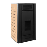 Pachet Termosemineu pe peleti Fornello SERENA W25, 25 kw, culoare Ivory, complet echipat, calorifere aluminiu Fornello Alvo, pompa, vas expansiune, automatizare, kit evacuare 3.5 ml, Boiler Termoelectric Fornello 100 l, Termostat, Aspirator