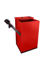 Pachet transformare cazanele pe combustibil solid sunsystem din combustibil solid in cazan pe peleti cu arzator pell eco 55 si buncar 500 litri