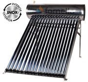 Pachet panou solar presurizat compact FORNELLO SPP-470-H58/1800-18-c cu 18 tuburi vidate de tip heat pipe si boiler din inox de 160 litri, Teava, Vas Expansiune si Fitinguri montaj