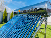 Pachet panou solar presurizat compact FORNELLO SPP-470-H58/1800-20-c cu 20 tuburi vidate de tip heat pipe si boiler din inox de 177 litri, Teava, Vas Expansiune si Fitinguri montaj