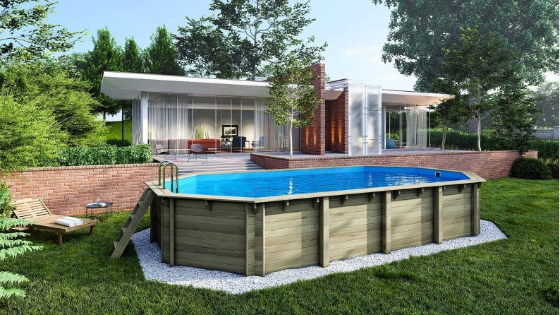 Piscina din lemn 8,57x4,57x1,31m