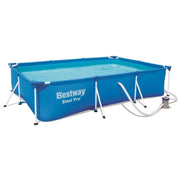 Piscina supraterana Bestway Steel PRO 300cm x 201cm x 66cm cu cistem de filtrare inclus