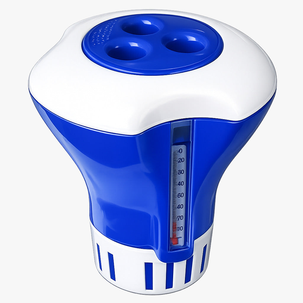 Clorinator, dozator plutitor piscine cu termometru 140620