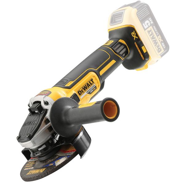 Polizor unghiular Dewalt DCG405N, compatibil cu acumulatori Li-Ion 18 V, 125 mm, 9000 rpm, fara acumulator