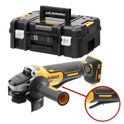 Polizor unghiular DeWalt DCG406NT, compatibil cu acumulatori Li-Ion XR 18 V, 125 mm, valiza TSTAK, fara acumulator
