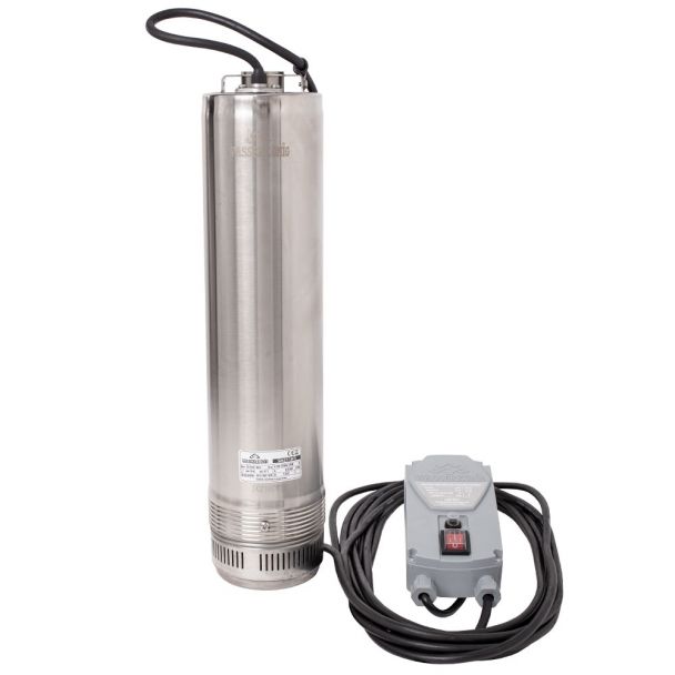 Pompa submersibila centrifugala multietajata Wasserkonig SI62110/5, diametru 5", 1550 W, debit 6600 l/h, inaltime refulare 62 m