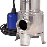 Pompa submersibila din inox, particule max. 10 mm, putere 900 W, debit 21000 l/h, inaltime refulare 12 m