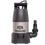 Pompa submersibila din plastic Wasserkonig SPEC9208, particule max. 5 mm, putere 750 W, debit 12500 l/h, H refulare 8.5 m, carcasa motor inox, senzori electronici de nivel