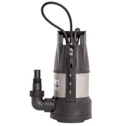 Pompa submersibila din plastic Wasserkonig SPEC9208, particule max. 5 mm, putere 750 W, debit 12500 l/h, H refulare 8.5 m, carcasa motor inox, senzori electronici de nivel