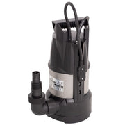 Pompa submersibila din plastic Wasserkonig SPEC9208, particule max. 5 mm, putere 750 W, debit 12500 l/h, H refulare 8.5 m, carcasa motor inox, senzori electronici de nivel