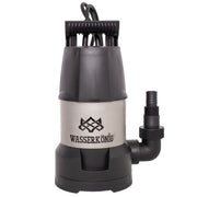 Pompa submersibila din plastic Wasserkonig SPMC9192, particule max. 5 mm, putere 600 W, debit 11500 l/h, inaltime refulare 8.5 m, flotor electromecanic