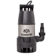 Pompa submersibila din plastic Wasserkonig SPMD9250, ape murdare, particule max. 35 mm, putere 950 W, debit 15000 l/h, inaltime refulare 8.5 m, flotor electromecanic