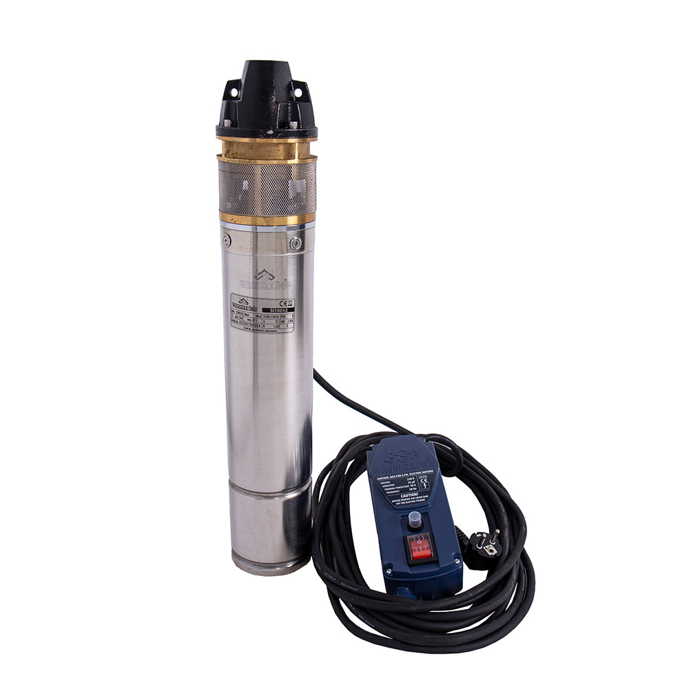 Pompa submersibila periferica Wasserkonig SI10052, diametru 4", putere 1450 W, debit 3100 l/h, inaltime refulare 100 m