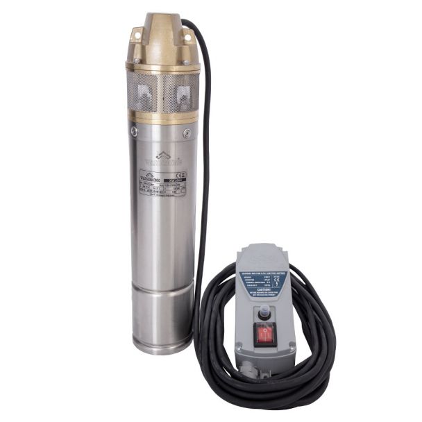 Pompa submersibila periferica Wasserkonig XW2864, diametru 4", 1000 W, debit 2796 l/h, inaltime refulare 64 m