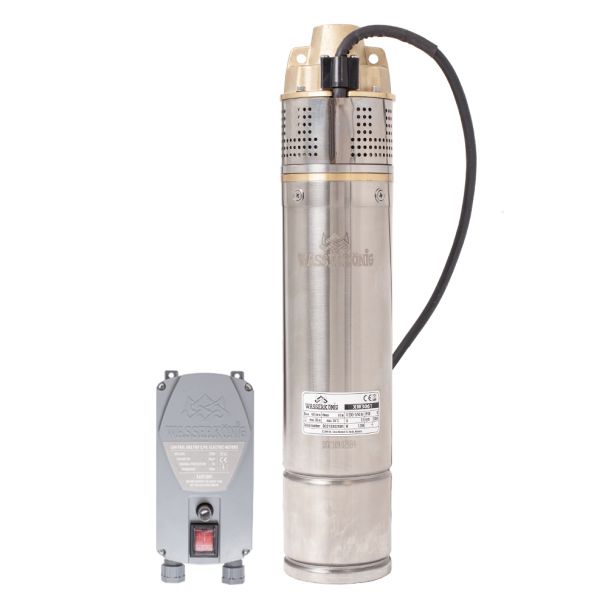 Pompa submersibila periferica Wasserkonig XW3061, diametru 4", 1200 W, debit 2940 l/h, inaltime refulare 61 m