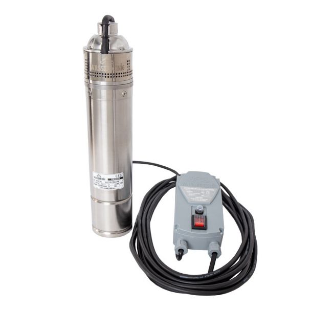 Pompa submersibila periferica Wasserkonig XW3360, diametru 4", inox, putere 950 W, debit 3300 l/h, inaltime refulare 60 m
