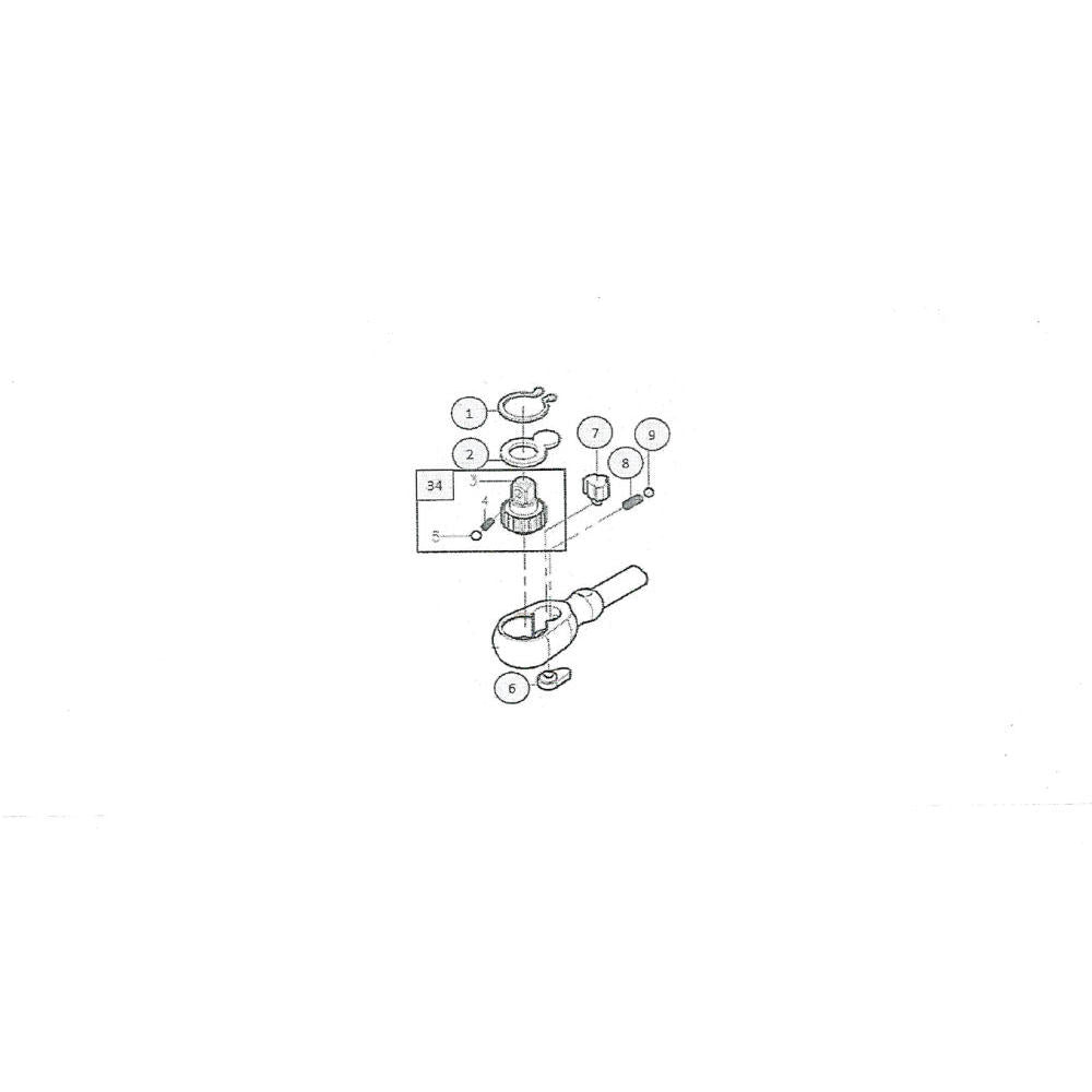 Cumpara acum Piesa de schimb. Patrat antrenare, Proxxon Parts 23345.34 de la Mesterul Minune