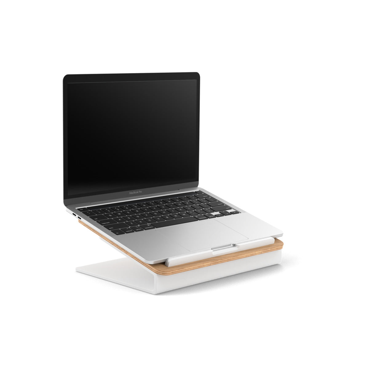 Cumpara Suport Woodcessories pentru laptop Oat/White de la Mesterul Minune
