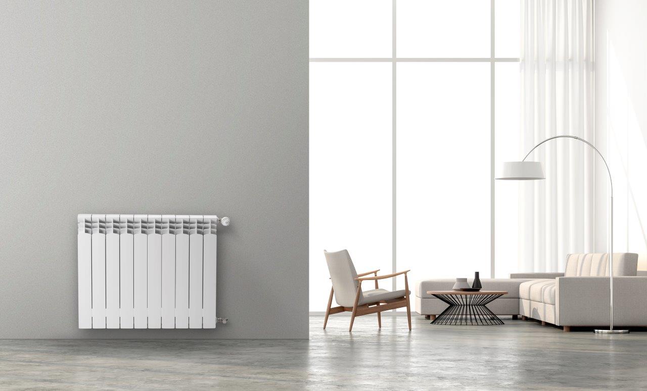 Radiator (calorifer) din aluminiu Fornello G500F, 10 elementi, inaltime 500 mm