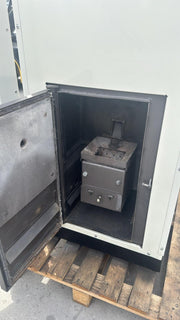 PRODUS RECONDITIONAT DAR IN STARE DE FUNCTIONARE 15633 !!! Centrala termica pe peleti Fornello GT 30 Standard, echipata cu pompa circulatie Wilo, vas expansiune, manometru, supapa de siguranta, curatare mecanica arzator de peleti
