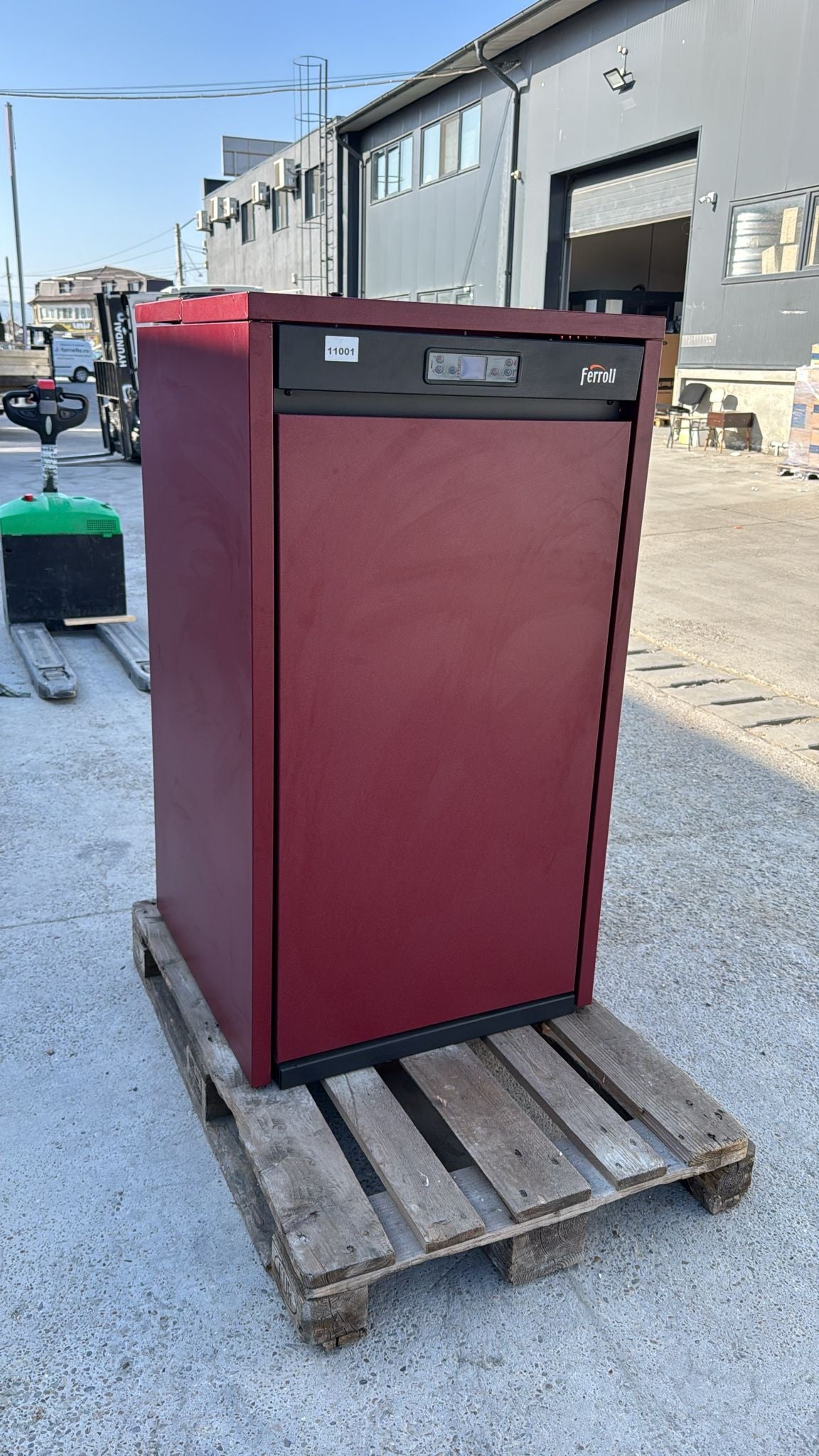 PRODUS RECONDITIONAT, IN PERFECTA STARE DE FUNCTIONARE 11001 !!! Cazan din otel pe peleti Ferroli BioMax 29, Putere 25.7 kW
