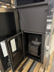 PRODUS, RECONDITIONAT, USOR LOVIT DAR IN PERFECTA STARE DE FUNCTIONARE cod 19032 !!! Termoșemineu Fornello Primo Truva 25 kW Ivory cu kit complet încorporat pentru sistemul de încălzire,pompa de circulatie,vas de expansiune,supape de siguranta