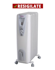 PRODUS RESIGILAT, NOU, IN PERFECTA STARE DE FUNCTIONARE 13009 !!! Calorifer electric TESY CB 2009 E01R, 2000 W, 9 elementi, 3 trepte de putere, Termostat de siguranta, Termostat reglabil, Protectie anti-inghet