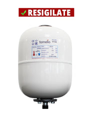 PRODUS RESIGILAT SAU USOR LOVIT DAR IN PERFECTA STARE DE FUNCTIONARE (15003) !!! Vas expansiune sanitar Fornello 8 litri, vertical culoare alb, presiune maxima 10 bar, membrana EPDM