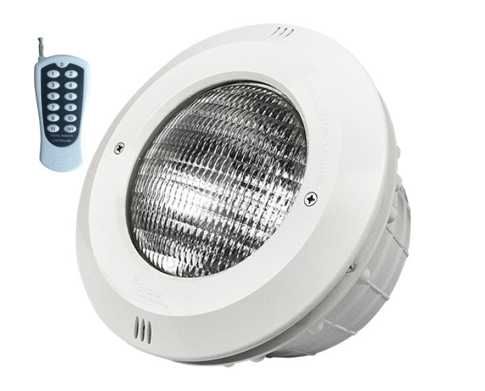 Proiector LED RGB color piscine beton Emaux NP300 PAR56 252 leduri 16W/12V cu telecomanda