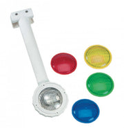 Kit proiector cu brat 4 lentile colorate 75W 12V, transformator