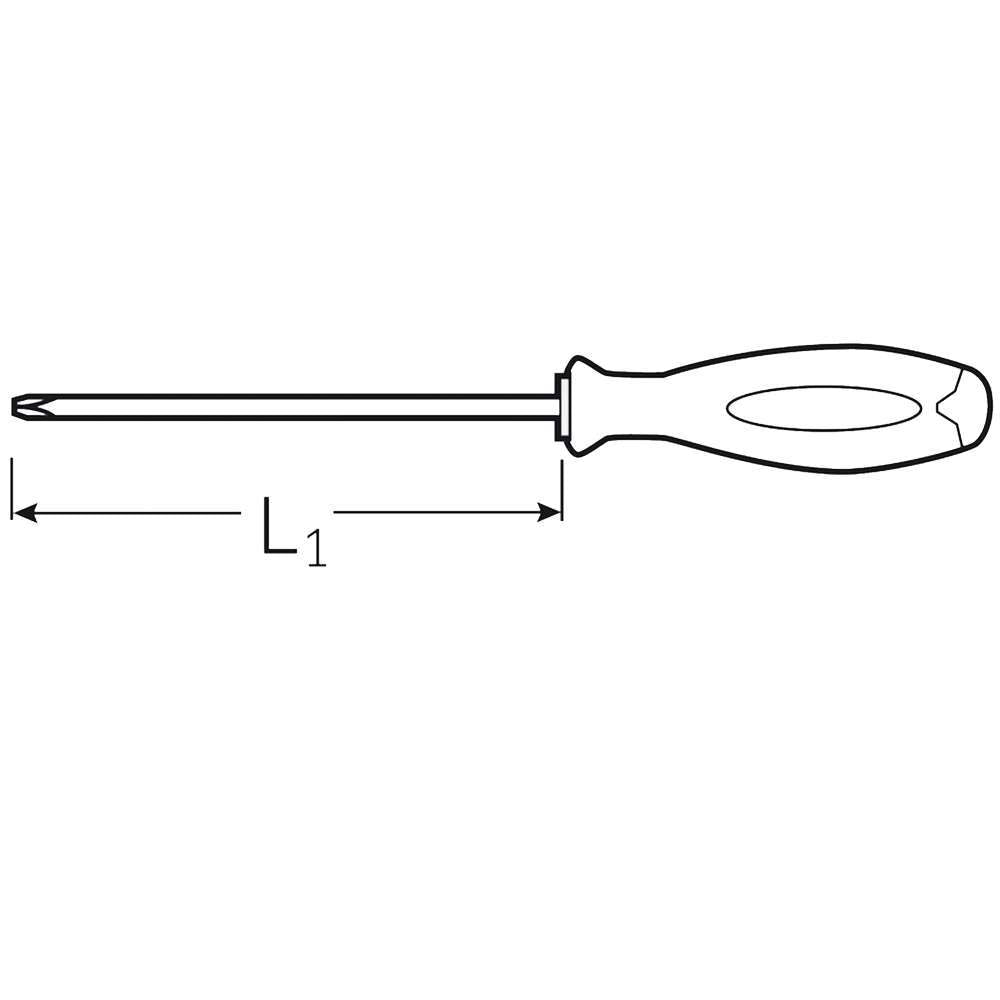 Surubelnita pentru electricieni, Proxxon 22344, profil SL/PZ2x100