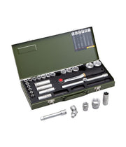 Trusa chei tubulare in cutie de metal, Proxxon 23000, 1/2