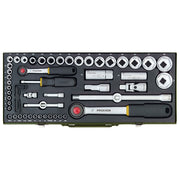 Trusa de chei tubulare de 1/4