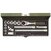 Trusa de biti si chei tubulare pentru ingineri, Proxxon 23078, 1/4