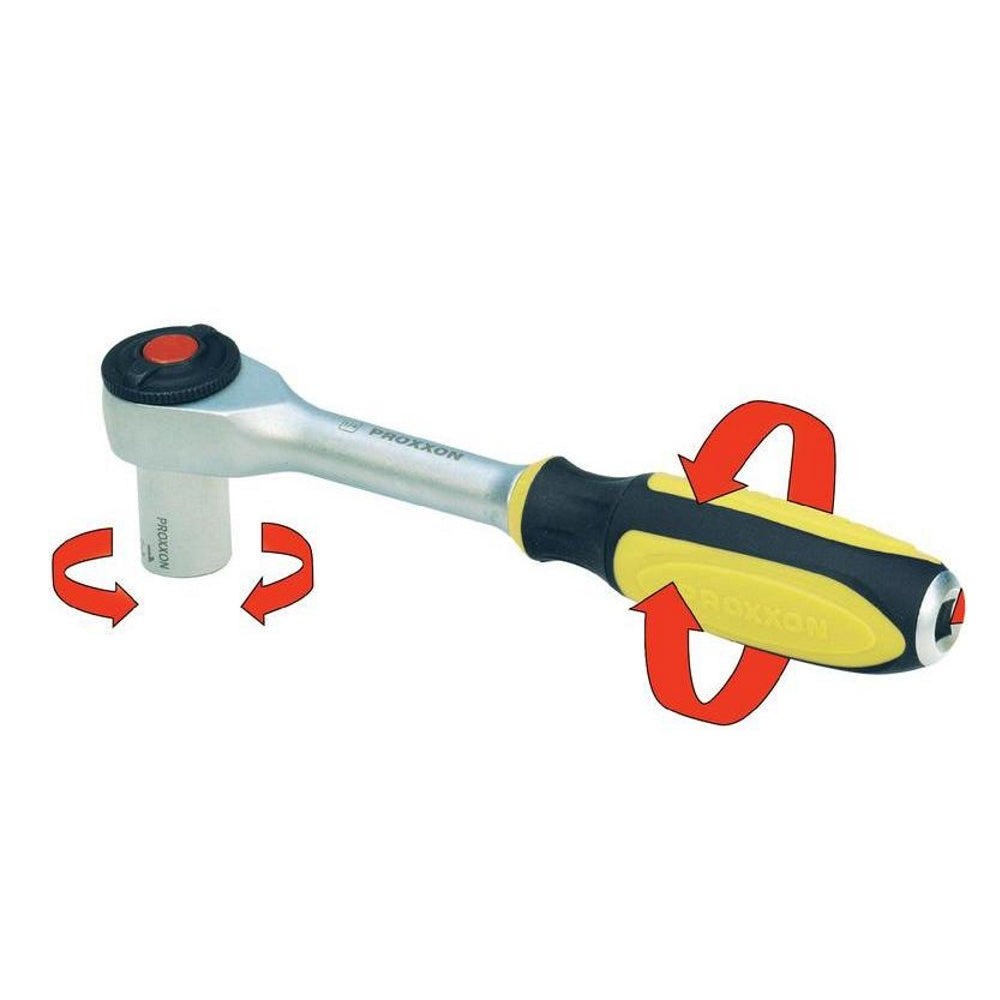 Antrenor cu clichet special si maner rotativ, Proxxon 23083, 3/8"