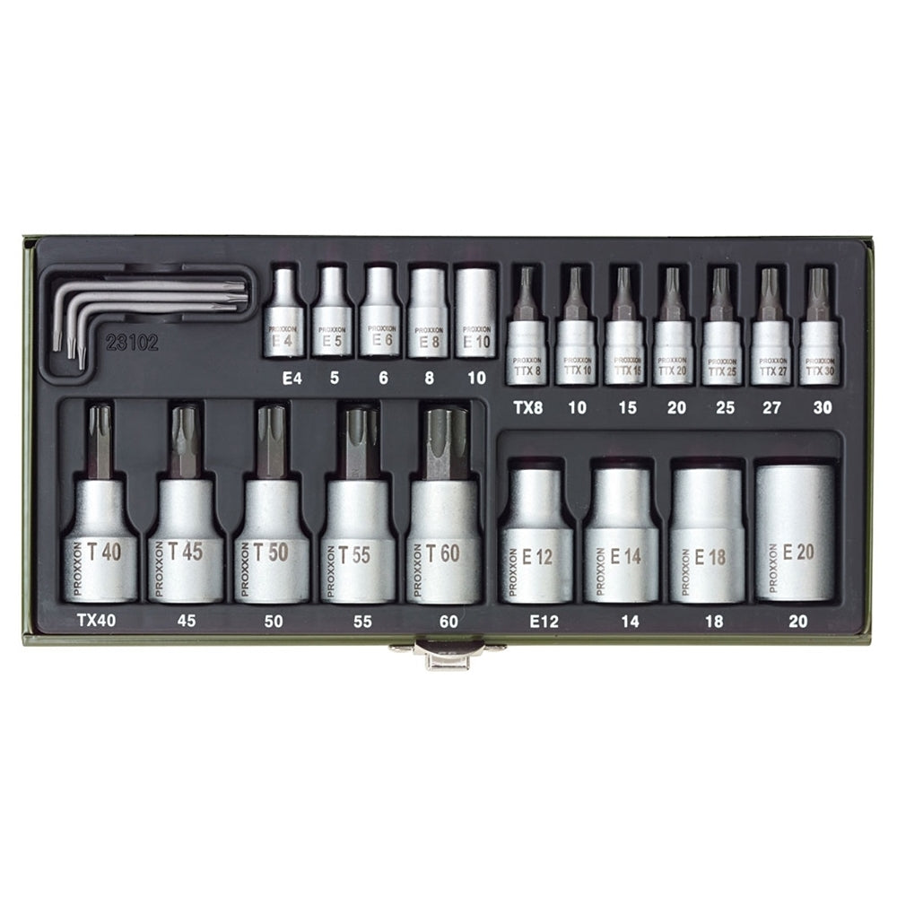 Cumpara acum Trusa speciala pentru suruburile TORX, Proxxon 24 piese, Proxxon de la Mesterul Minune