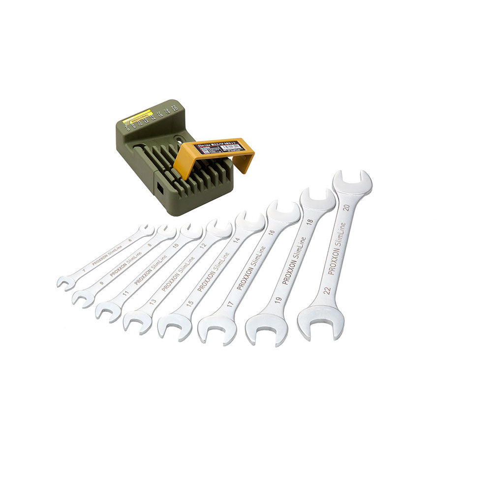 Cumpara acum Set 8 chei fixe Slim - Line, inclusiv suport, Proxxon, Proxxon de la Mesterul Minune