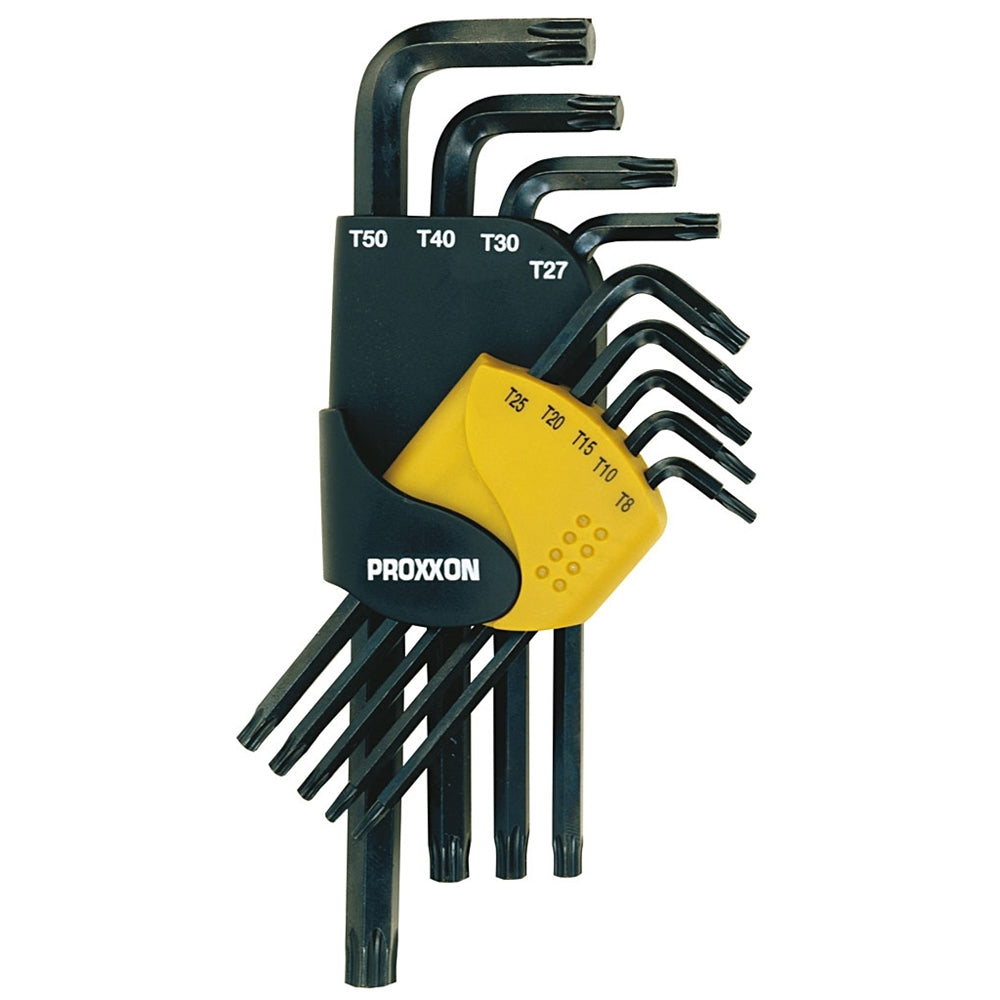 Proxxon 23944, Set 9 chei L TORX Proxxon, lungi, TX 8-50