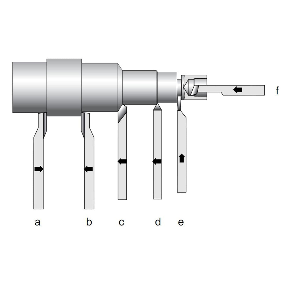 Cumpara acum Set 6 cutite strung 6x6mm, Proxxon, Proxxon Micromot 24524 de la Mesterul Minune